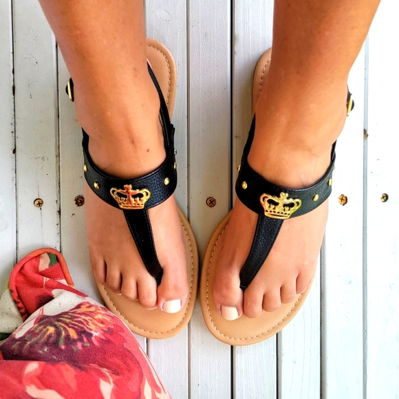 Juicy Couture Shoes - Juicy Couture T Strap Sandals